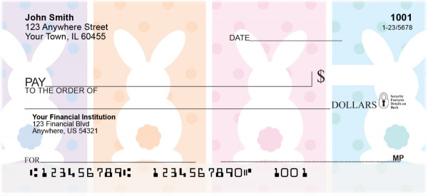 Bunny Buns Personal Checks | FUN-019