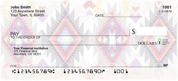 Aztec Personal Checks | GEO-004