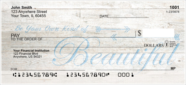 Words of Wisdom Personal Checks | GEP-003