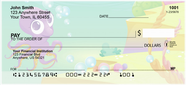 Cute Marine Life Checks | GEP-96