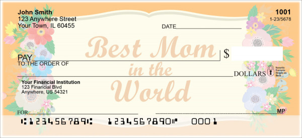 Mother's Day Personal Checks | LOV-25