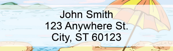 Just Beachy Address Labels | LRBEA-03