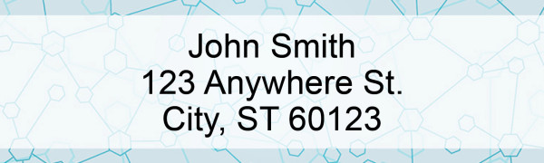 Stylistic Science Address Labels | LREDU-10