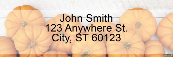 Grateful Pumpkin Address Labels | LRFUN-013