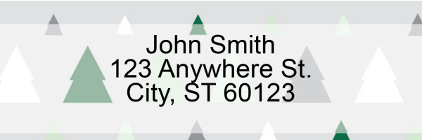 Peaceful Pines Address Labels | LRNAT-84