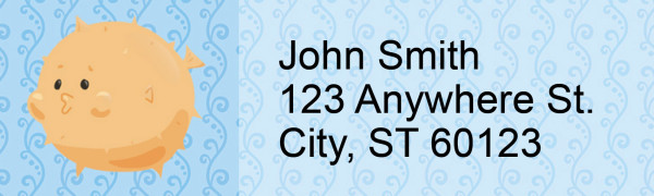 Aquatic Buddies Address Labels | LRRANI-024
