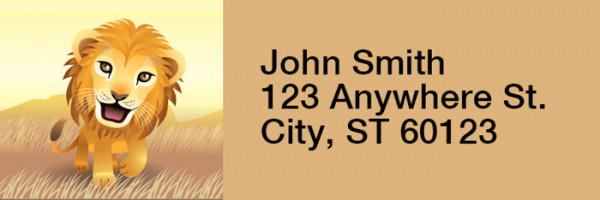 Baby Animals Rectangle Address Labels | LRRANK-73