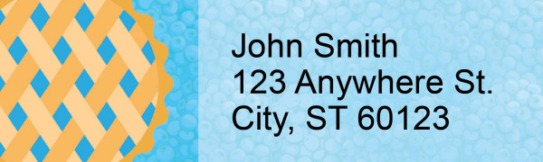 Pie Address Labels | LRRFOD-75