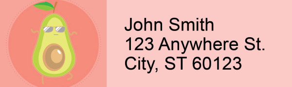 Amazing Avacados Address Labels | LRRFUN-017