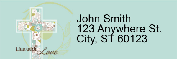 Live with Love Address Labels | LRRREL-49