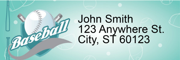 At Bat Address Labels | LRRSPO-93