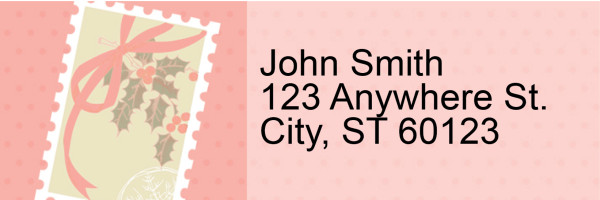 Christmas Greetings Address Labels | LRRXMS-65