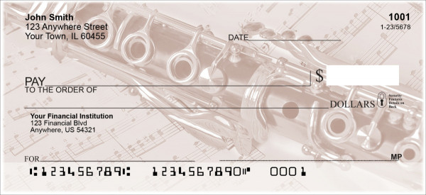Harmonious Music Personal Checks | MUS-23