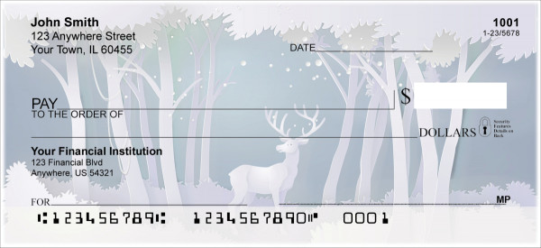 Silent Snowscapes Personal Checks | NAT-85