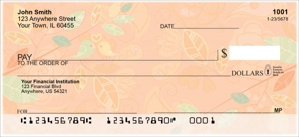 Beaks and Branches Personal Checks | NAT-87