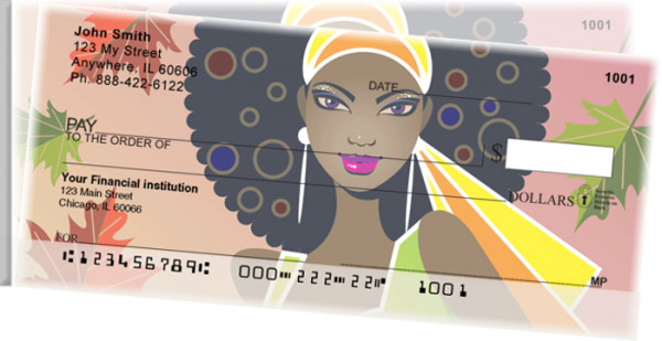 Black is Beautiful Side Tear Personal Checks | STAFR-06