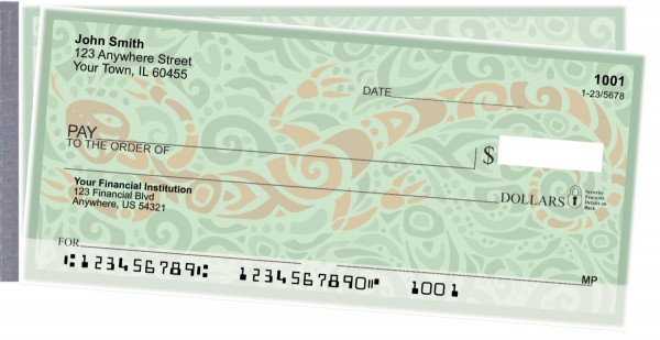 Swirl Art Side Tear Checks | STANI-010