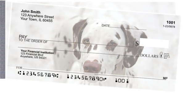 Dalmatians Side Tear Checks | STDOG-74