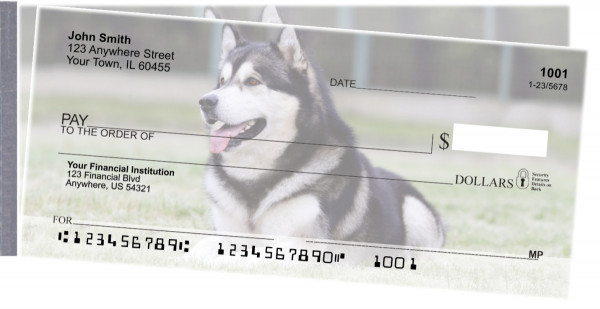 Alaskan Malamute Side Tear Checks | STDOG-91