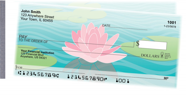 Water Lilies Side Tear Checks | STFLO-004