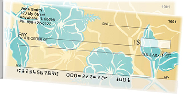 Stylistic Flowers Side Tear Checks | STFLO-95