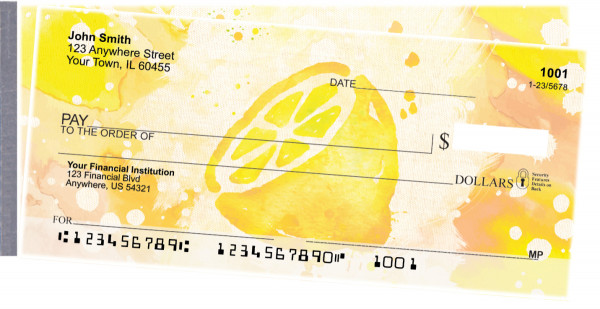 Watercolor Fruit Side Tear Checks | STFOD-77