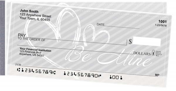 Forever Yours Side Tear Personal Checks | STLOV-20