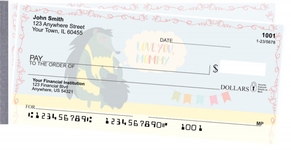 Motherly Love Side Tear Personal Checks | STLOV-22