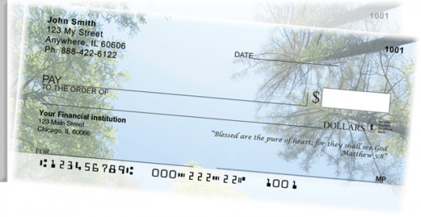 Scenic Scriptures Side Tear Personal Checks | STREL-05
