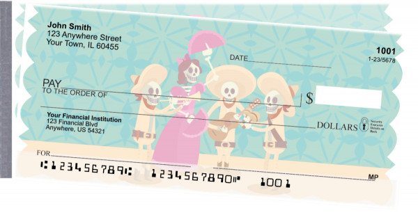 Dia de los Muertos Side Tear Checks | STTVL-23