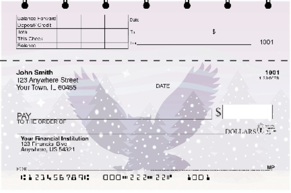 Wildlife Silhouettes Top Stub Checks | TSANI-016