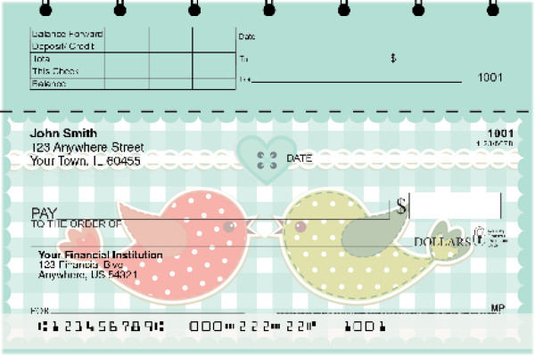 Birds of a Feather Top Stub Checks | TSANI-022