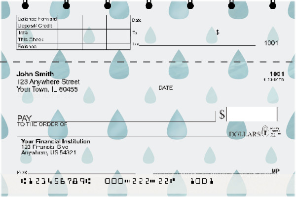 April Showers Top Stub Checks | TSGEP-005