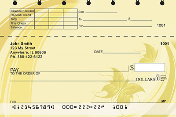 Butterflies Top Stub Checks | TSGEP-80