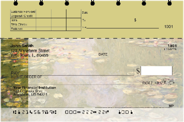 Monet Top Stub Checks | TSNAT-88