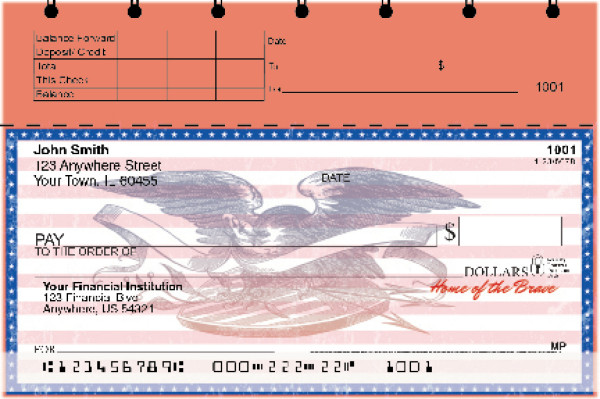 Home of the Brave Top Stub Checks | TSPAT-37