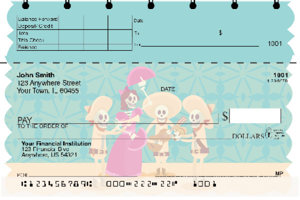 Dia de los Muertos Top Stub Checks | TSTVL-23