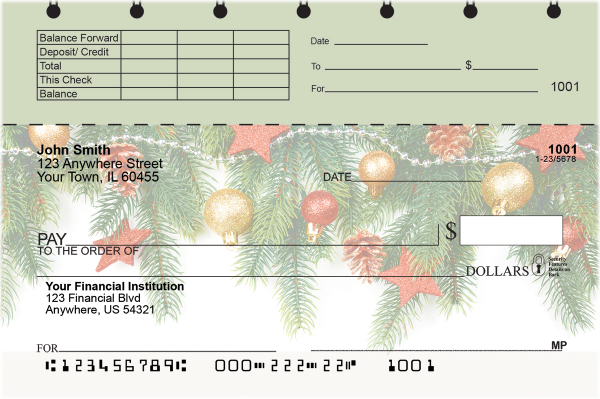 Winter Trinkets Top Stub Checks | TSXMS-61