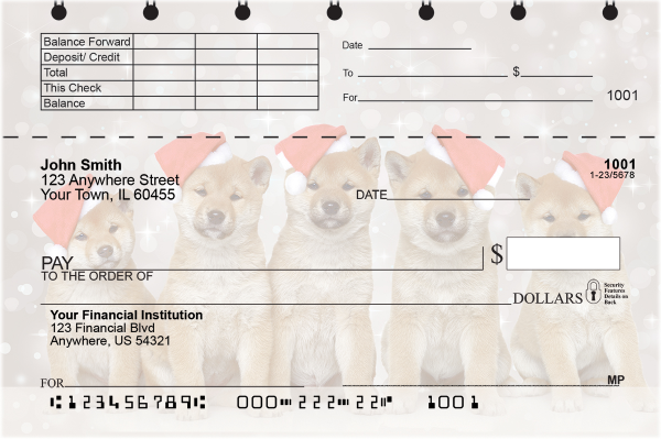 Howling Holidays Top Stub Checks | TSXMS-63
