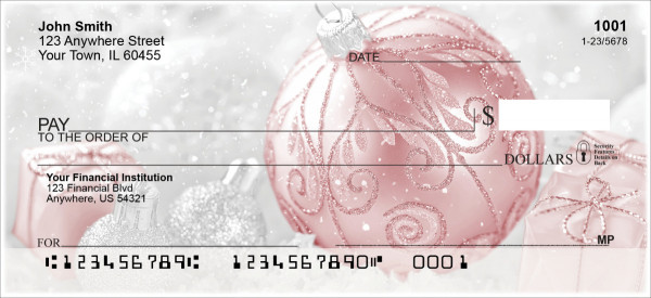 Holiday Decor Personal Checks | XMS-62