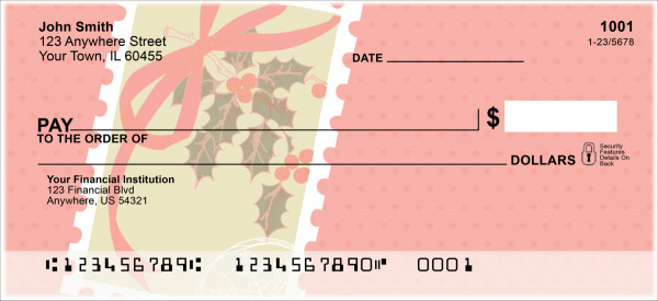 Christmas Greetings Personal Checks | XMS-65